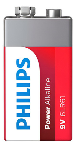 Pilas | Bateria 9v Alcalina Philips - 6lr61p1b/97 0