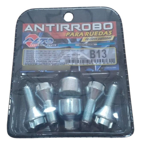 Bulón Rueda Antirrobo Peugeot 607 2008 3008 Llanta Chapa 0