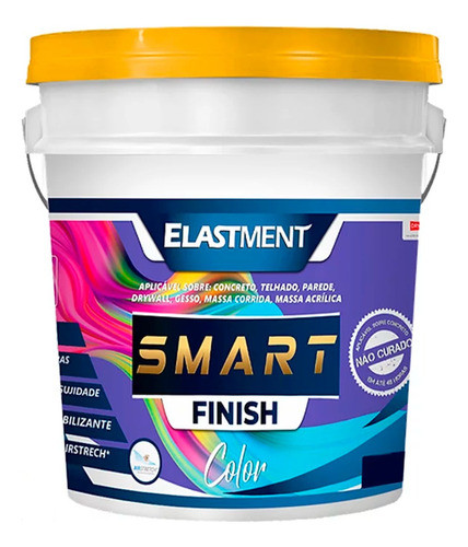 Tinta Elástica Smart Color Fosco 3,6l Algodão Egípcio 0