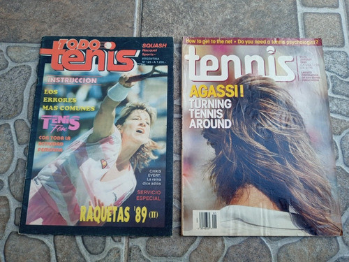 2 Revistas Tennis Del Año 1989 0