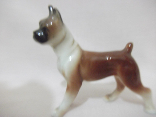 B. Antigo - Familia De Cachorros Boxer Em Porcelana Alemã 1