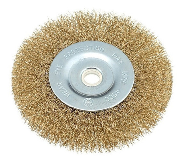 Cepillo Bronce Plato Metal 6  150mm Banco - Electroimporta 0
