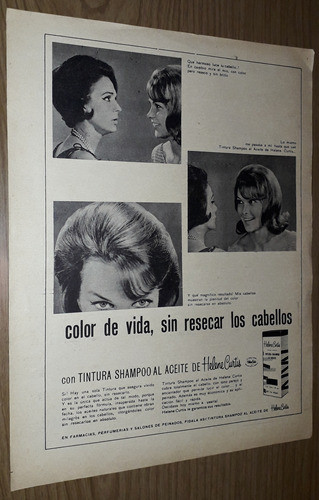 P239 Clipping Publicidad Shampoo Helene Curtis Año 1967 0