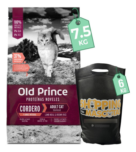 Alimento Old Prince Gato Adulto Castrado 7,5 Kg + Obsequio 0 Alimento Old Prince Gato Adulto Castrado 7,5 Kg + Obsequio 0