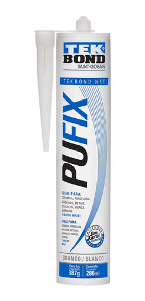 Sellador Adhesivo Hibrido Pufix 387gr Blanco Tekbnod 0 Sellador Adhesivo Hibrido Pufix 387gr Blanco Tekbnod 0