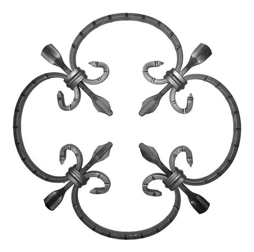 Roseta Roseton Rizo Arabesco Adorno Aplique Reja (vks 23-1) 0