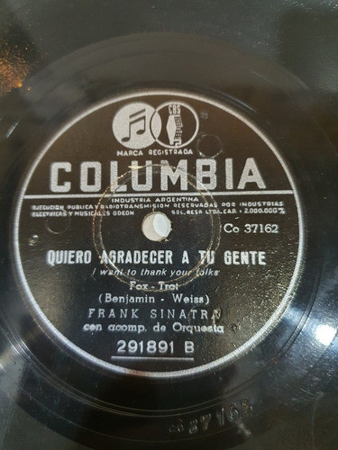 Disco De Pasta-frank Sinatra-054 0