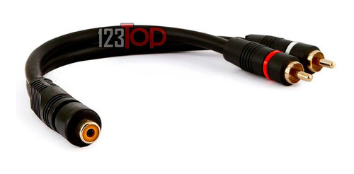 Kit 10 Cabo Rca Y 2 Machos E 1 Fêmea Para Amplificador 1