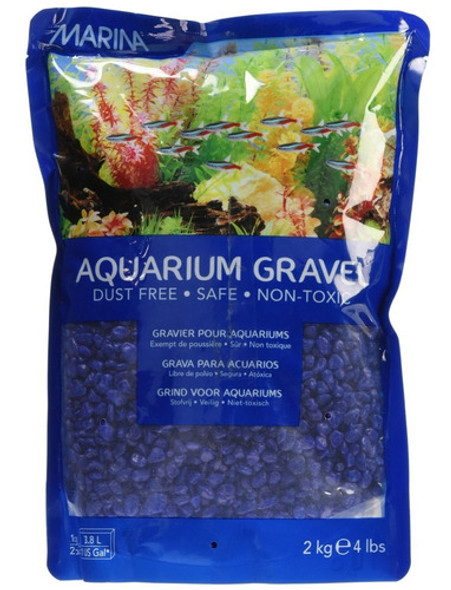 Piedras Colores Aqua Gravel Marina Azul Oscuro 2kg Premium 0