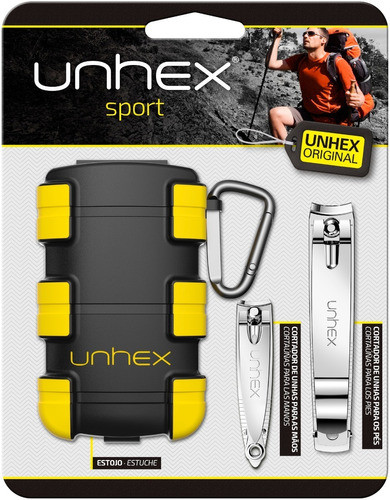 Merheje Unhex Sport- Estuche + Cortauñas Pequeño+ Grande 0