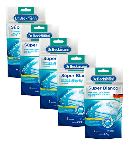 Super Blanco Intenso Blanqueador Sin Cloro Dr. Beckmann X5 0