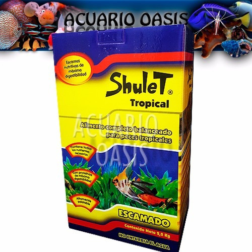 Alimento En Escamas Shulet Tropical X 2,2kgs Envios 1