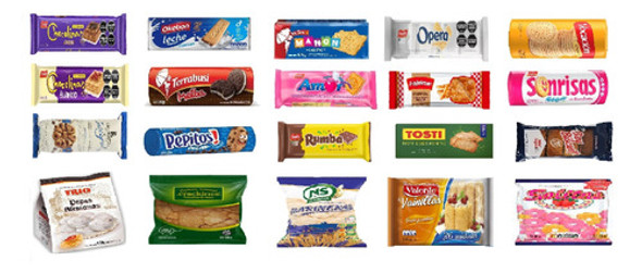 Mega Pack-3 X 20 Galletitas Surtidas!! Mercado De Galletitas 0