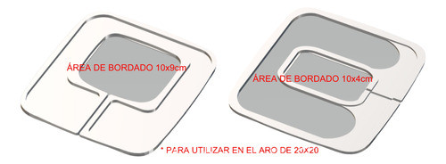 Combo Bastidores X2 Gorras Y Puños Janome Mc400e, Mc500e 1