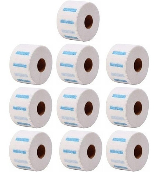 5 Pack X 5 Rollos De Papel Cubre Cuello Barbería Peluquería 1