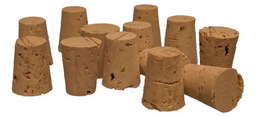 Mini Corchos N°1 Diametro 11mm /8mm X Alto 15mm Pack 100u 0