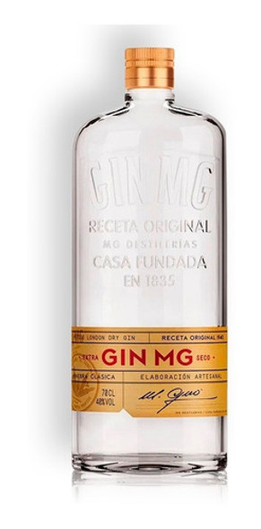 Mg London Dry Gin Seco Kit X3u 700ml Destilado Artesanal 1