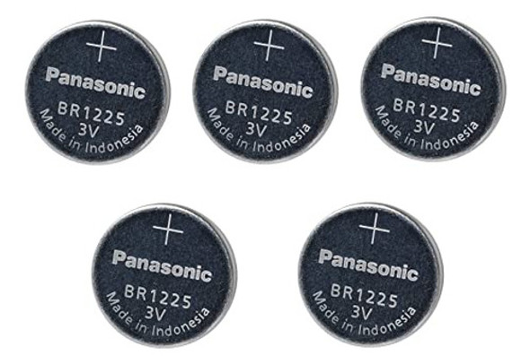 Bateria Br1225 Panasonic 3v Litio 5unidades Coin Cell 0