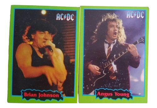 Cartas, Rock Cards, De Johnson Y Young, Banda Ac Dc 0