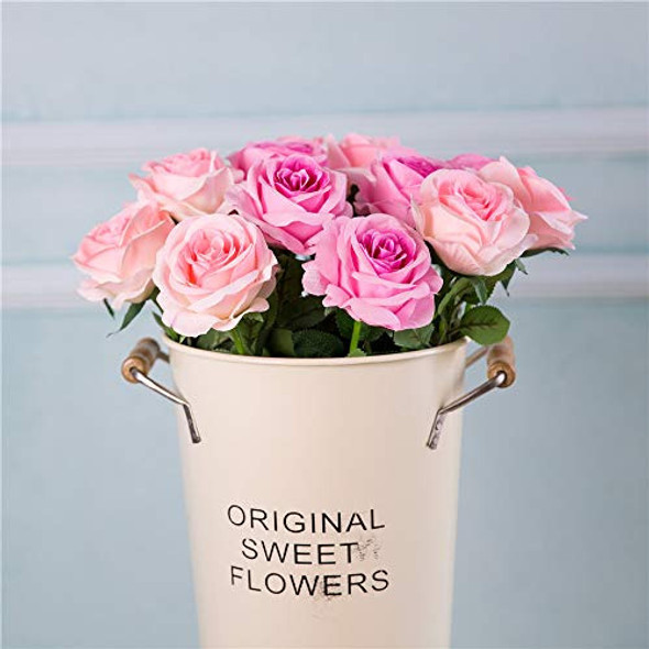 Flor Eterna 10pcs Rosa Artificial Flor De Seda 50cm Falso Ra 1