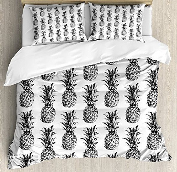 Ambesonne Pineapple Funda Nórdica Con Colgante King Size Art 0 Ambesonne Pineapple Funda Nórdica Con Colgante King Size Art 0