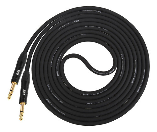 Lyxpro ¼ Trs To ¼ Trs Balanced Cable 6 Feet Male To Male, 0