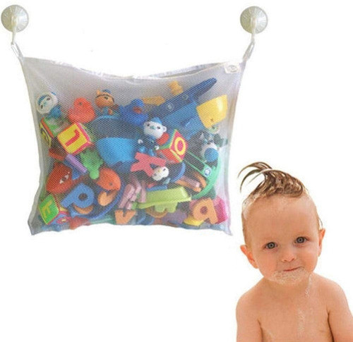 Red Porta Juguete Baño Niño Ventosas Sopapas Antivuelco 0