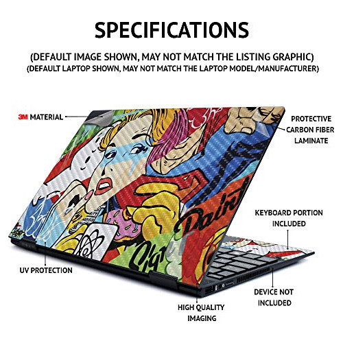 Mightyskins Carbon Fiber Skin Para Alienware M15 R2 (2019) - 1