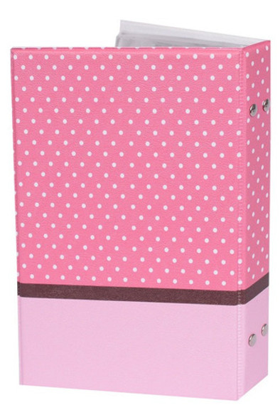 Álbum Fotográfico 100 Fotos 15x21 Ursinha Rosa Bebê Ursa 1