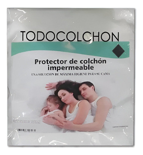 Funda Cubrecolchon Protector Impermeable Ajustable 90 X 190 0