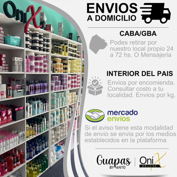 Onix 4 Bidones Tratamientos Capilares A Elección X5 Kg C/u 1