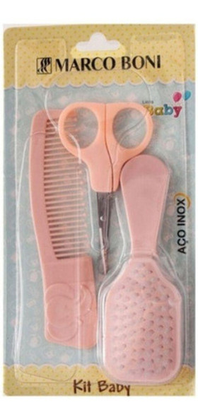 Kit Baby Com Tesoura, Escova E Pente De Cabelo - Marco Boni 1