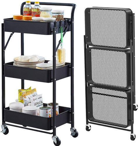Carro Estante Organizador De 3 Niveles Para Cocina 1