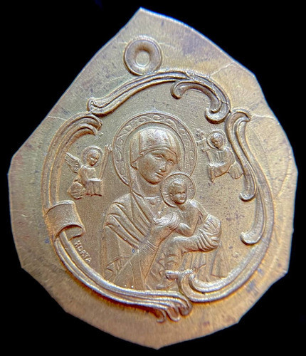 Medalla Argentina. Cristianismo Ortodoxo, Virgen. Ensayo 0