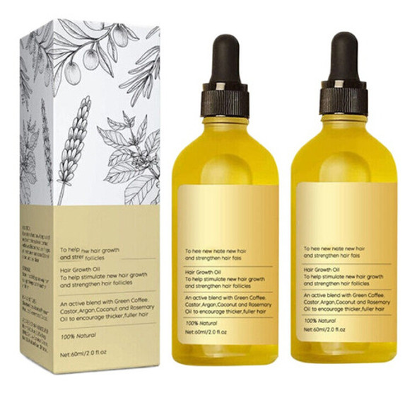 Para O Crescimento Do Cabelo: 60 Ml* 2 De Óleo Vegano Natura 0 Para O Crescimento Do Cabelo: 60 Ml* 2 De Óleo Vegano Natura 0