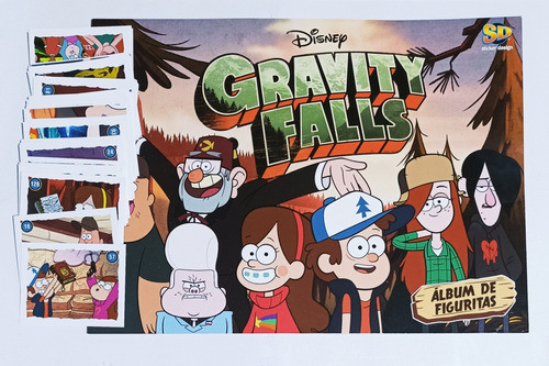 Gravity Falls - Álbum + 100 Figuritas A Pegar 0