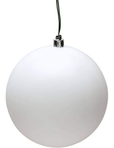 Set Bolas Para Arbol De Navidad Blanco Mate 7 Cm Pack 12 0