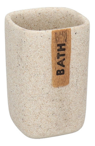 Vaso Para Baño Símil Arena En Poliresina 0