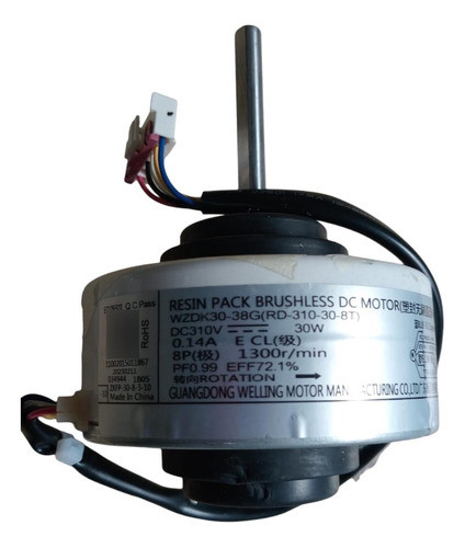 Motor Evaporadora Aire Ac. Inverter 4500 Frigorias Carrier 1