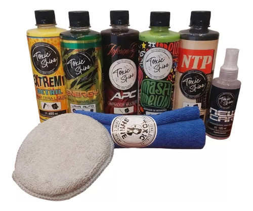 Kit De Lavado Full Para Autos Toxic Shine 0