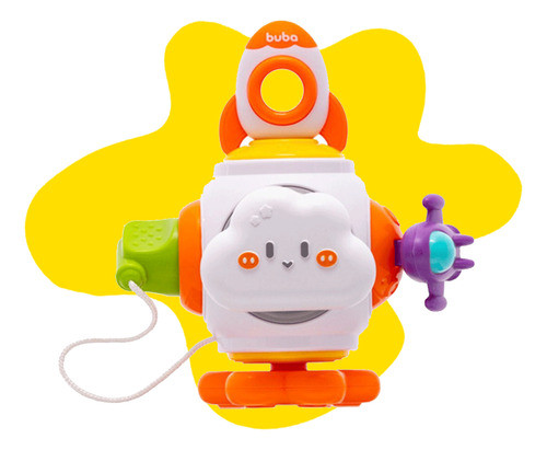 Foguete De Atividades Infantil Bebe Brinquedo Som Interativo 0