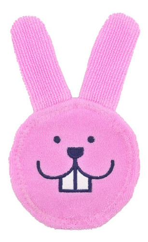 Luva Luvinha Cuidado Oral Care Rabbit Rosa Mam ® 0+m Coelho 1