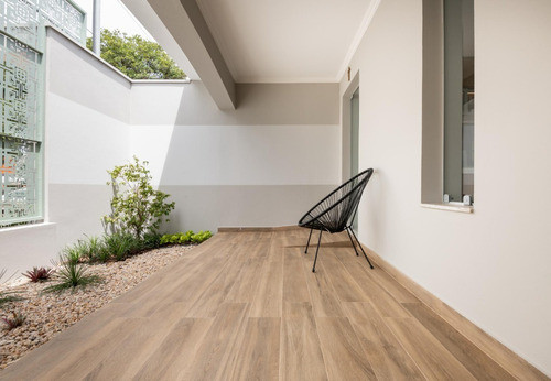 Gres Porcelánico Tabla Madera Piso Pared 19x115 Cm Honey 1