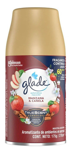 Glade Repuesto Manzana Y Canela  Para Aparato Automático 0