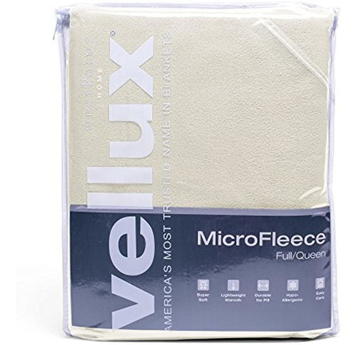 Manta Polar De Vellux - Doble, Microfibra, Polar, Ligera, Cá 1