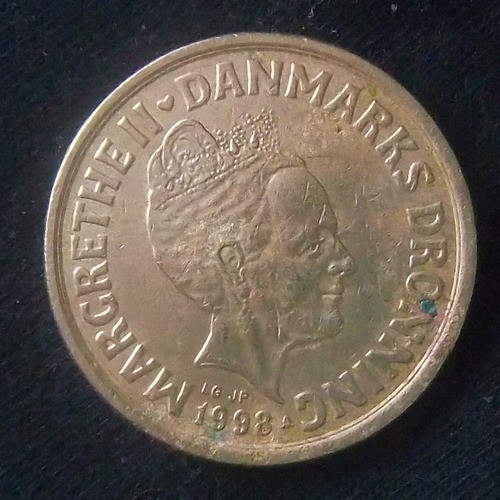 Dinamarca 20 Coronas 1998 Muy Bueno Km 878 1