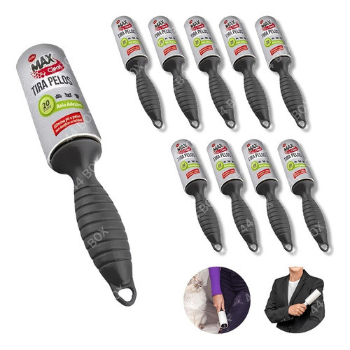 Rolo Tira Pelos Adesivo Roupas Terno Blusas Kit 10 Peças 0