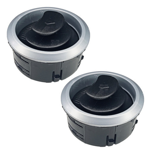 Kit 02 Difusor Saida Ar Painel Prisma 2007 2008 2009 2010 0