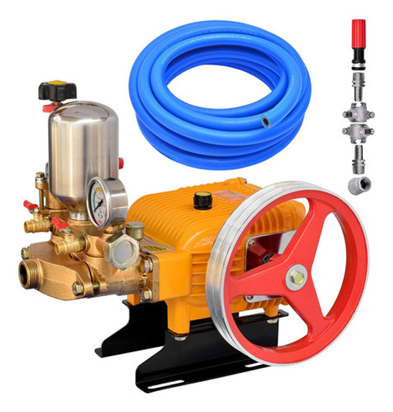 Bomba Lava Car Jato + Mangueira 10 Mts + Conexões Bico Bk1 0