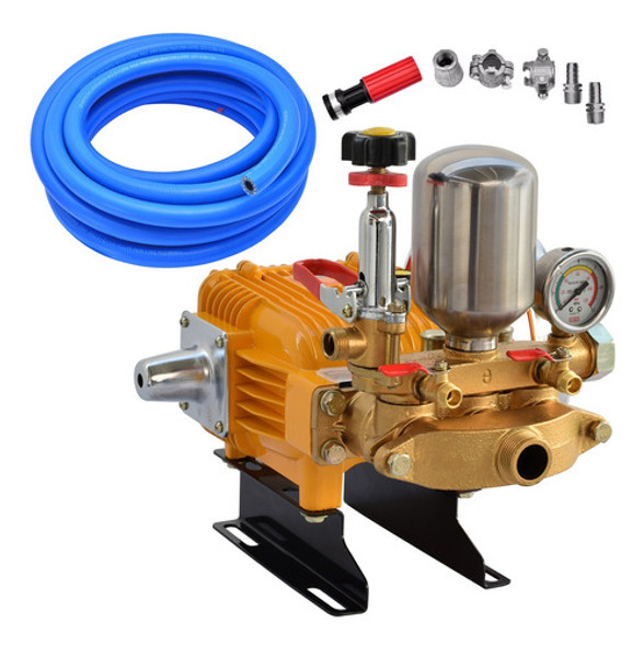 Bomba Lava Car Jato + Mangueira 10 Mts + Conexões Bico Bk1 1